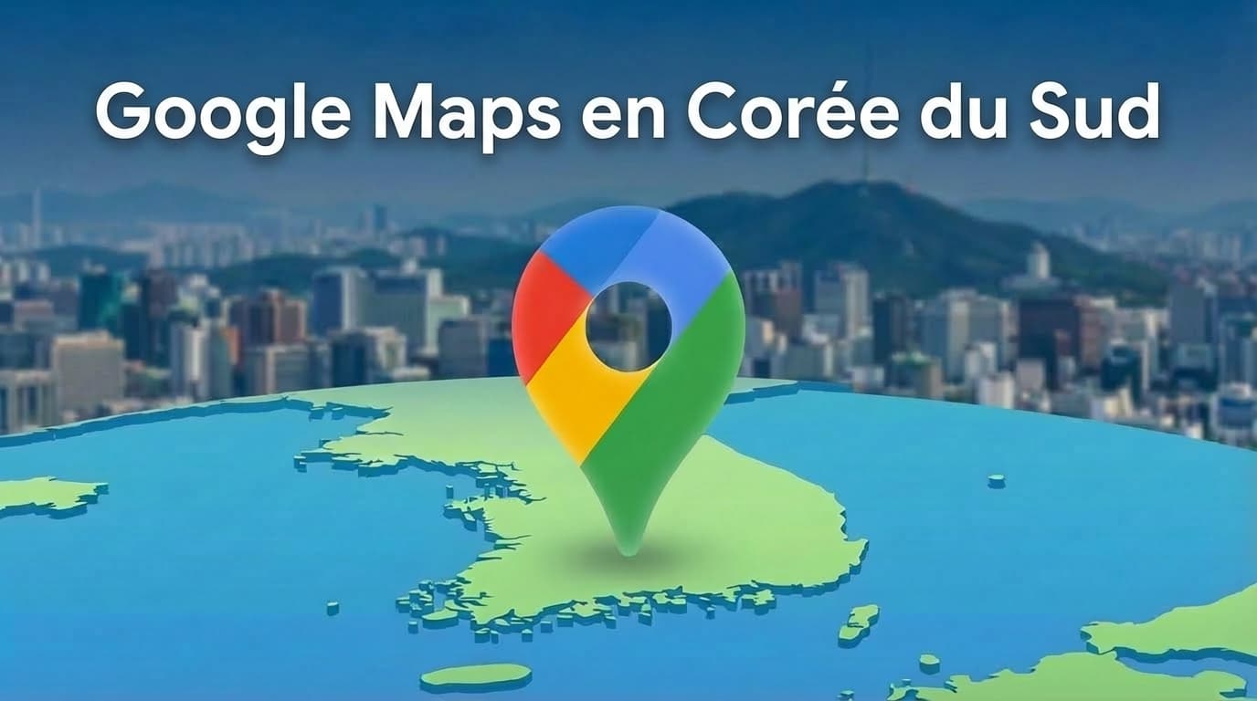 Google Maps en Corée du Sud