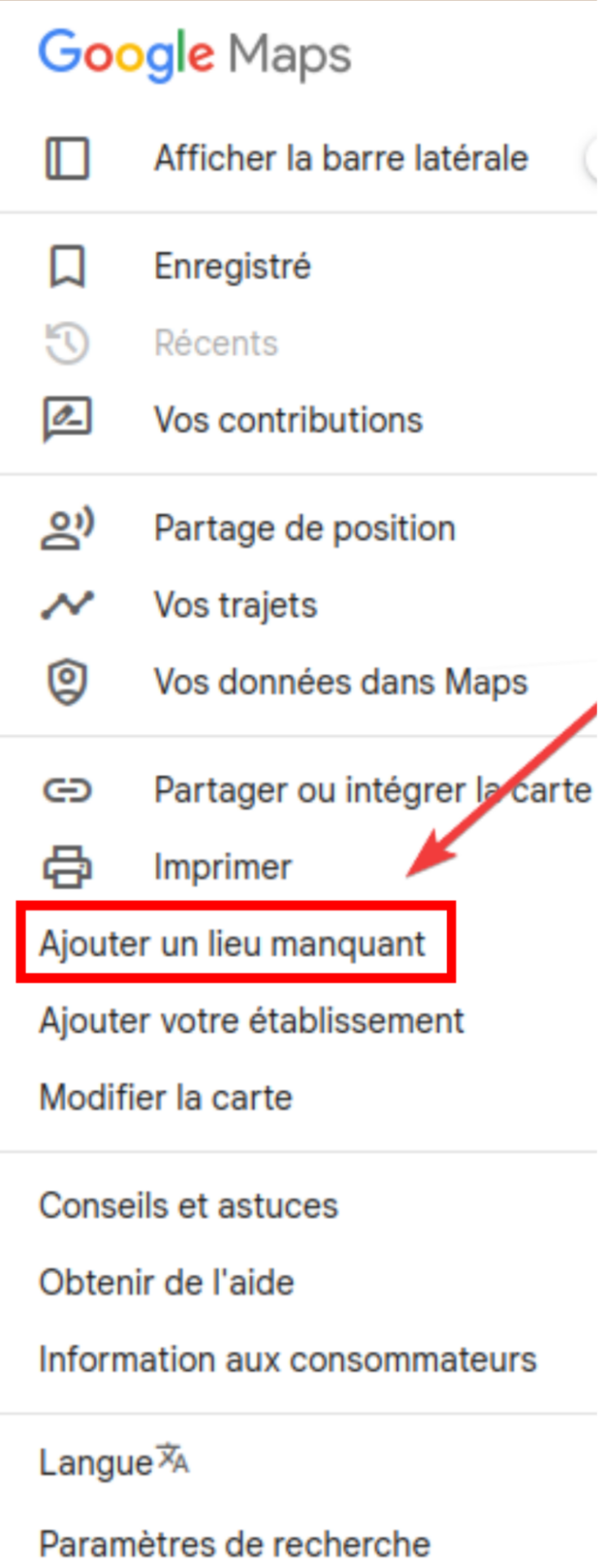 qui quoi ajouter lieu manquant google maps Google Maps marketing : la nouvelle priorit&eacute; du SEO local en 2027 .png